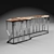 Glamourous GINZA Console: 200x40x81 cm 3D model small image 1