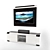 Pierre Cardin TV Stand Set 3D model small image 1