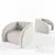 Nautical Luxury: Nella Vetrina Yatch Chair 3D model small image 1