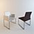 Elegant Hemingway Chairs by CasaDesus 3D model small image 1