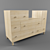 Sleek Storage Solution: IKEA PS 2012 Commode 3D model small image 1