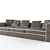 Elegant Pillopipe Sofa by Casamilano 3D model small image 1