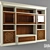 Stylish Margot Modular Wall 3D model small image 1