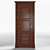 Wooder Kronos K4: Elegant Wooden Door 3D model small image 1