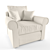 Dolcezia Bodema: Luxurious Italian Armchair 3D model small image 1