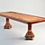 Elegant Classic Table 3D model small image 1