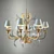 Classic Style Eurolampart Chandelier 3D model small image 1