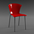 Sleek Infiniti Glossy Chair 3D model small image 1