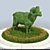 Nature's Haven: Bushy Animal Shrub 3D model small image 1