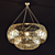 Exquisite Brass Eastern Chandelier 3D model small image 1