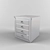 Elegant Bedside Table: Eichholtz Tumba 3D model small image 1