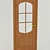 Classic White Door Set with Handles - 2000x800 - Complete with Frame, Hinges 3D model small image 1