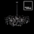 Elegant and Versatile Contemporary Chandelier 3D model small image 1