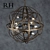 Elegant Restoration Hardware: 67.6cm Diameter, 72.8cm Height 3D model small image 1