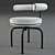Luxury Designer LC-7 Chair 3D model small image 1
