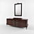 Elegant Mirror Chest by Christopher Guy 3D model small image 1