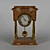 Classic Table Clock with Pendulum 3D model small image 1