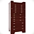 Versatile Bedroom Cabinet: Stylish Storage Solution 3D model small image 1