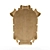 Wooden CNC Cartouche 3D model small image 1