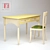 Modern Ferretti Table & Chair Set 3D model small image 1
