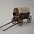 Wild West Cart: Authentic and Detailed 3D model small image 1