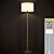 Silvi Italian Floor Lamp 3D model small image 1