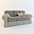 Luxurious Rafael Belfan Sofa 3D model small image 1