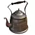 Vintage Charm: Distressed Antique Teapot 3D model small image 1