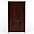 Carved Double Door 3D model small image 1