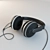 Immersive Sound Experience: Philips SHP8500 Headphones 3D model small image 1