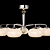 Elegant Piombino Glass Chandelier 3D model small image 1