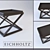 Elegant Mcarthur Side Table 3D model small image 1