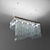 Elegant Crystal Martini Table 3D model small image 1