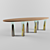 Nautilus Folding Table 3D model small image 1