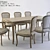 Elegant Picasso Dining Set 3D model small image 1