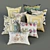 Stylish Accent Cushions 3D model small image 1