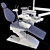 Complete Dental Chair Set 3D model small image 3