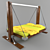 Modern Rocking Bed - Spacious and Stylish 3D model small image 1