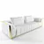 Elegant Reymond Sofa 3D model small image 1
