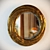 Elegant Round Vintage Mirror 3D model small image 1