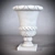 Classic Plaster Vase: Intricate Décor 3D model small image 1