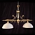 Luxe Casino Billiard Lamp 3D model small image 1