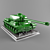 Authentic IS-2 Tank Model 3D model small image 1