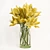 Radiant Yellow Lily Bouquet 3D model small image 1