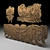 Maya Relief Decor: Timeless Elegance 3D model small image 1