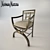 John Richard Collection Cheetah Roman Chair 3D model small image 1