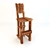 Pub Bar Chair | Stylish Seating for Your Home Bar 3D model small image 1