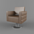 Elegant Bolero Chair 3D model small image 1