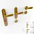 Elegant Hafele Door Handle: Enrico Cassina 3D model small image 1