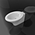 Hatria Sculture - Italian Elegance in a Bidet 3D model small image 1